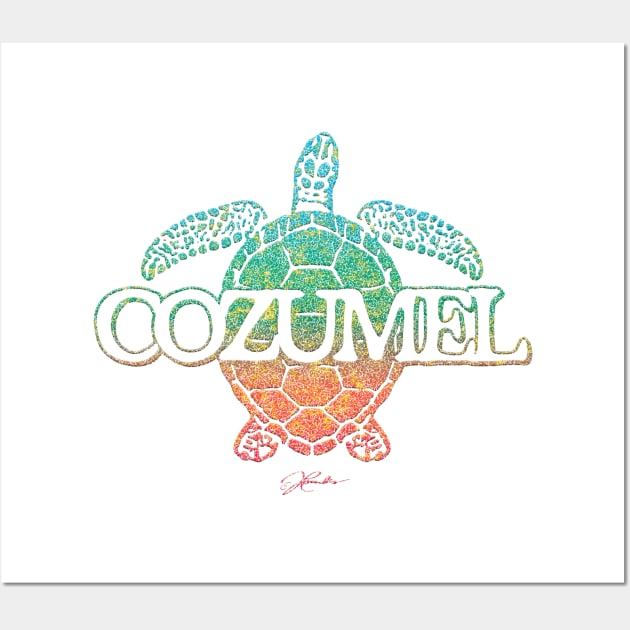 Cozumel Sea Turtle Wall Art by jcombs